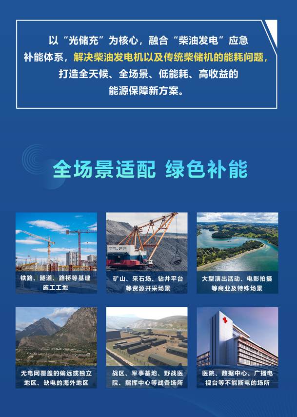綠色能源升級整體解決方案，光柴儲一體化設(shè)備震撼發(fā)布！能源升級不斷電，綠色施工向未來!(圖2)